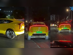 Mahindra XEV 9e Painted In Yellow Gives Off Strong Lamborghini Urus Vibes: Watch