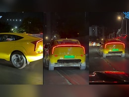 Mahindra XEV 9e Painted In Yellow Gives Off Strong Lamborghini Urus Vibes: Watch
