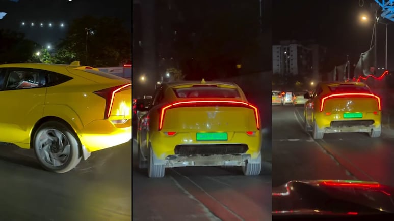 Mahindra XEV 9e Painted In Yellow Gives Off Strong Lamborghini Urus Vibes: Watch