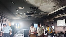 राजस्थान विद्युत विनियामक आयोग के भवन में लगी आग, अस्थाई रिकॉर्ड रूम में दस्तावेज जलकर हुए राख