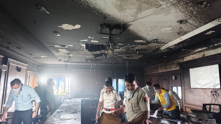 राजस्थान विद्युत विनियामक आयोग के भवन में लगी आग, अस्थाई रिकॉर्ड रूम में दस्तावेज जलकर हुए राख