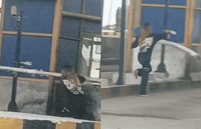 VIDEO: टोल प्लाजा पर युवती का हाईवोल्टेज ड्रामा, तोड़फोड़ कर जमकर मचाया उत्पात