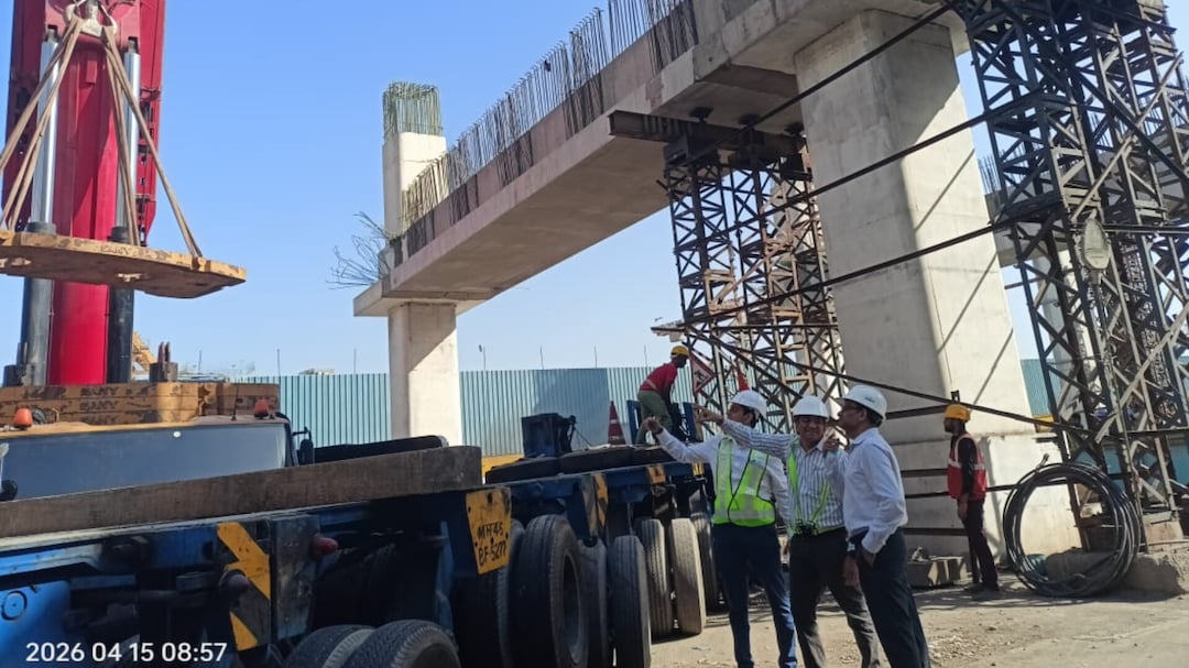 'No Injuries Or Casualties': MMRDA Updates On BKC Metro Line Beam Collapse; Traffic Diverted
