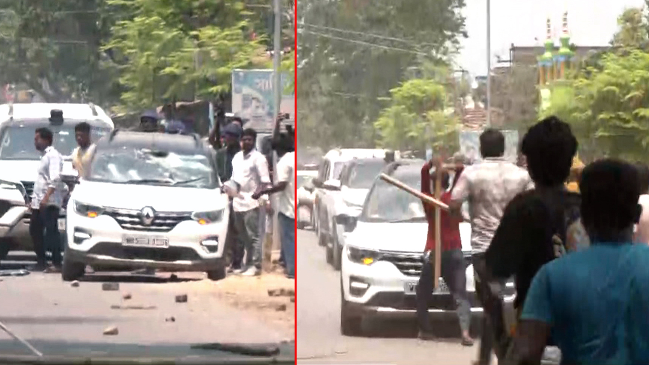 Murshidabad Poll Clashes: Candidate's Convoy Vandalised, Tensions Escalate