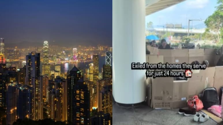 दुनिया के अमीर शहर में ऐसे जिंदगी गुजारते हैं मजदूर, कार्डबोर्ड के डिब्बों में कट रही जिंदगी