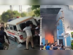 Stone-Pelting, Vehicles On Fire: Viral Videos Capture Workers Protest In Noida Over Wage Hike