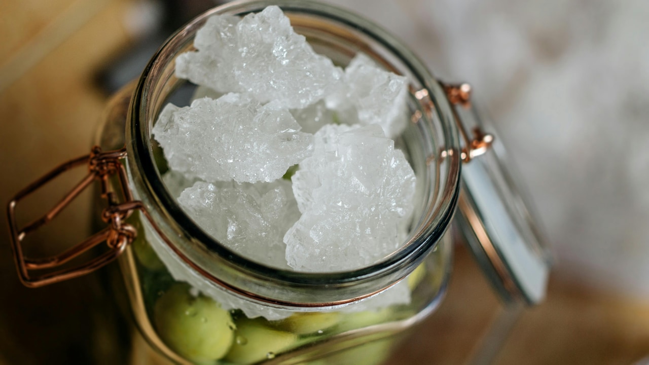 A small amount of camphor goes a long way.