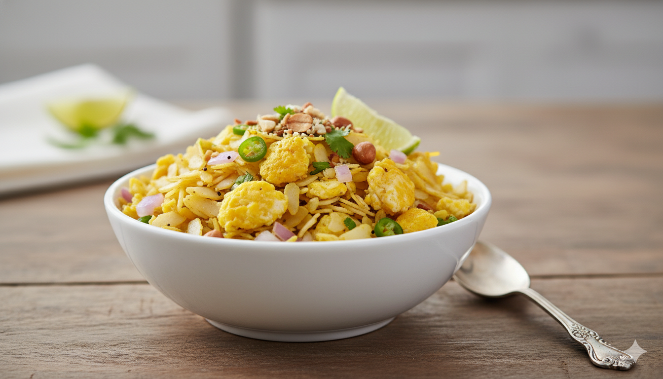 15-Minute Protein-Rich Egg Poha Recipe For A Healthy Breakfast