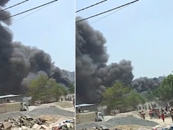 Massive Fire Reduces 150 Homes To Ashes In Ghaziabad Slum