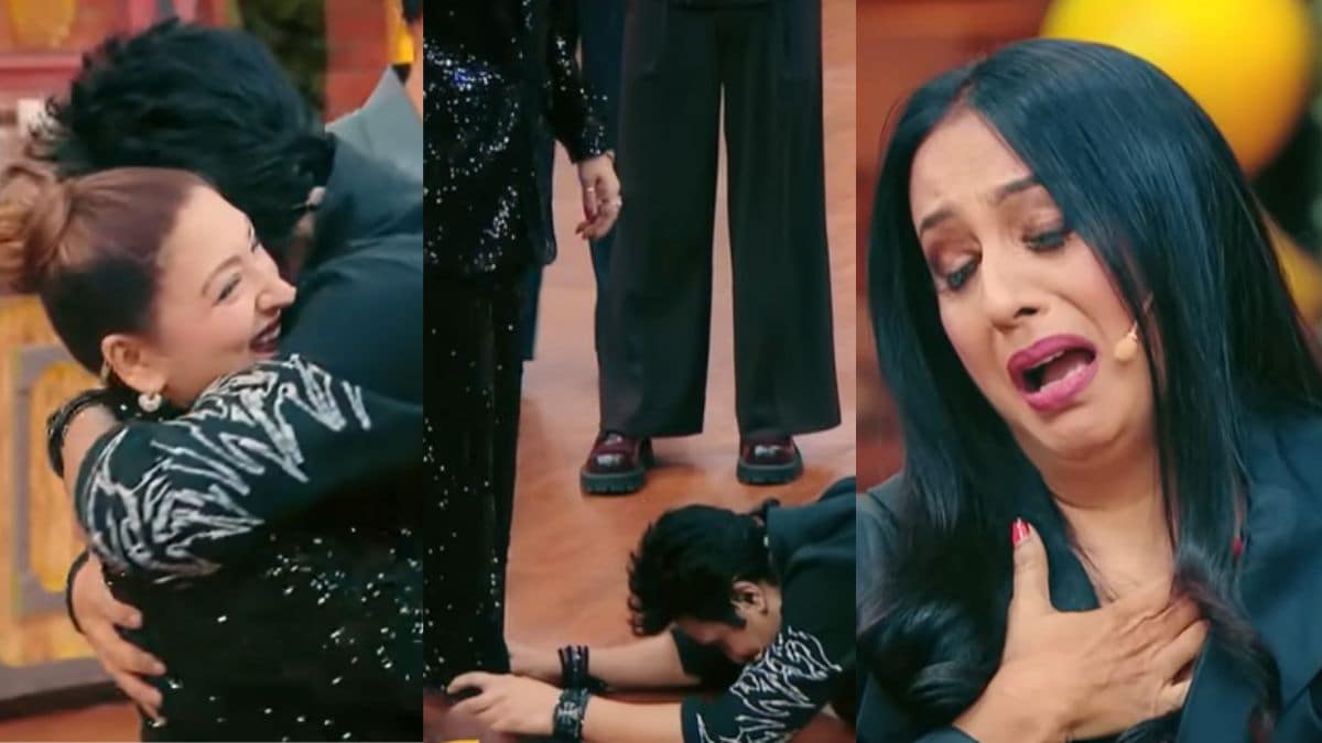 After 14-Year Rift, Krushna Apologises To Sunita Ahuja, Falls At Her Feet