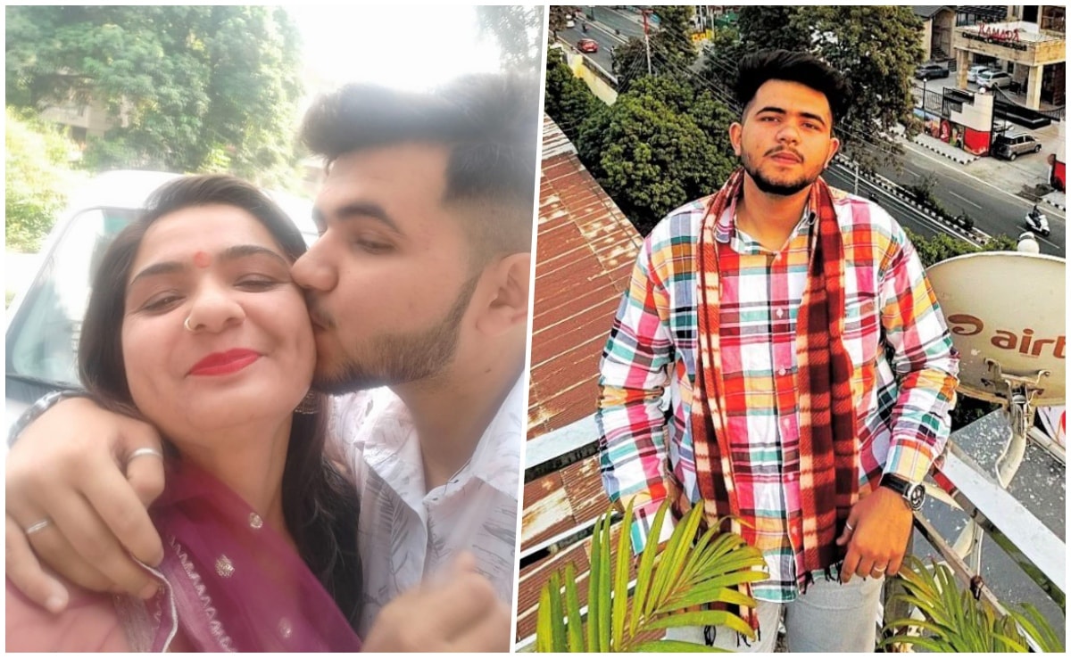 ललिता और उनके मृतक बेटे का पुराना फोटो