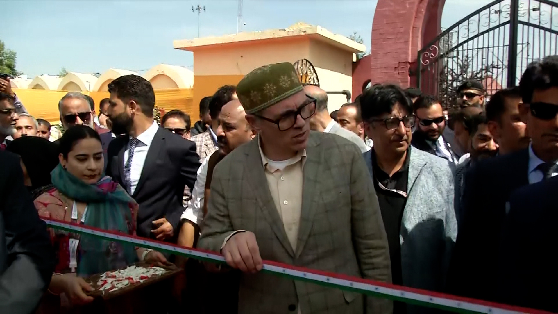 Omar Abdullah Refuses to Cut Tricolour Ribbon at Exhibition