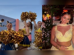 सुबह से लेकर मैच खत्म होने तक, कुछ ऐसे रहती हैं IPL की सबसे ग्लैमरस चीयर लीडर, देखें 10 Photos