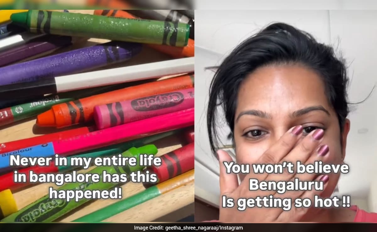 "Crayons Started Melting": Bengaluru Woman Highlights Rising Heat In City