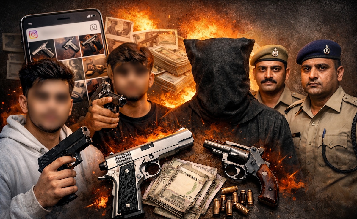 नोएडा में इंस्टाग्राम बना 'हथियारों की मंडी' ! 45 का पिस्टल 75 में और 5 का तमंचा 10 हजार में, 3 गिरफ्तार