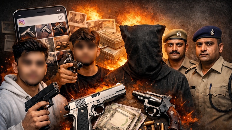 नोएडा में इंस्टाग्राम बना 'हथियारों की मंडी' ! 45 का पिस्टल 75 में और 5 का तमंचा 10 हजार में, 3 गिरफ्तार
