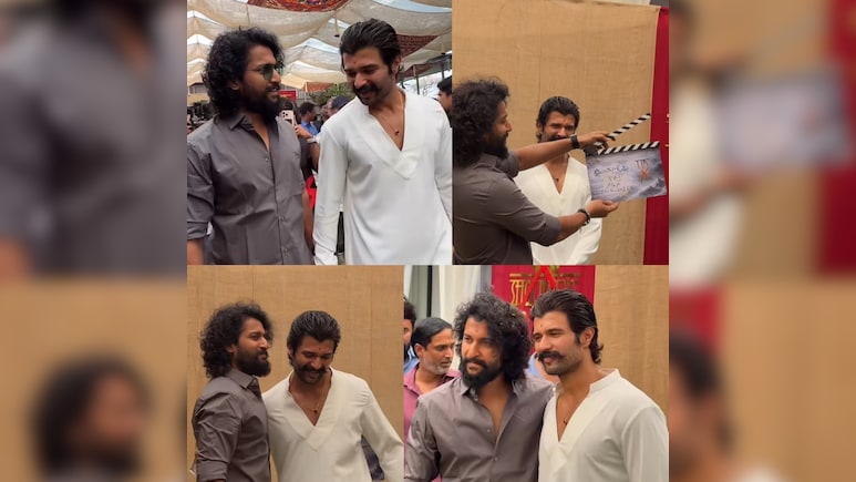 पूजा सेरेमनी में विजय देवरकोंडा के साथ दिखे 'नेचुरल स्टार' नानी