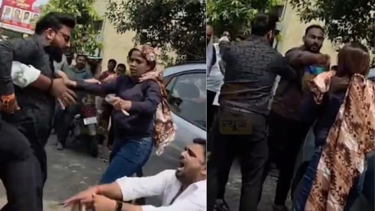 VIDEO: पुण्यात वसुलीवरून राडा! हडपसरमध्ये भररस्त्यात एजंट आणि ग्राहकाची हाणामारी