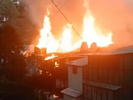 हिमाचल के हेरिटेज मार्केट में आग का तांडव, कसौली में भड़की आग की चपेट में आईं कई दुकानें