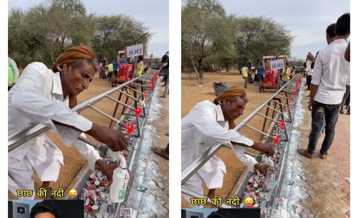 ये जुगाड़ है या कमाल? पाटन की शादी में नलों से बहने लगी ठंडी छाछ, बारातियों ने बोतलों में भर-भरकर उड़ाया मजा