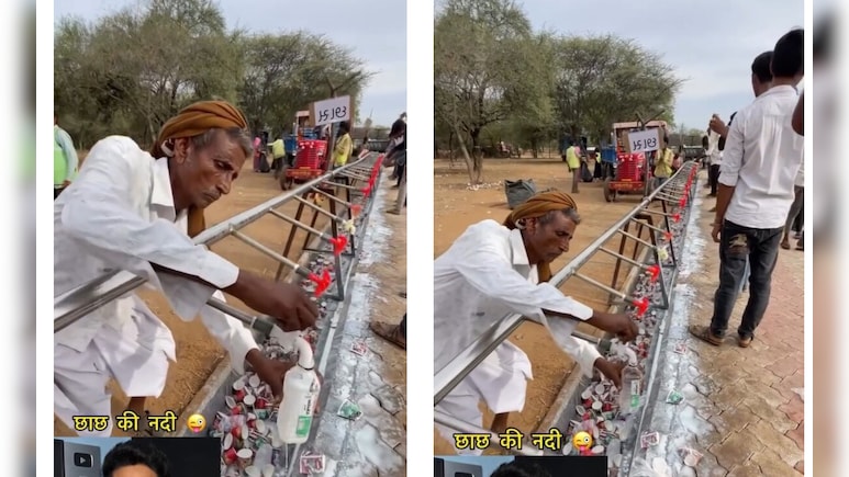 ये जुगाड़ है या कमाल? पाटन की शादी में नलों से बहने लगी ठंडी छाछ, बारातियों ने बोतलों में भर-भरकर उड़ाया मजा