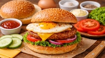 Egg Burger Recipe: 5 मिनट में बनाएं हेल्दी एग बर्गर, टेस्टी और प्रोटीन से भरपूर