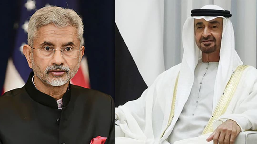 EAM Jaishankar Meets UAE President In Abu Dhabi