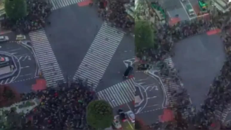 इकलौता चौराहा जहां एक साथ सड़क पर उतरते हैं 3000 लोग, VIDEO देख चकरा जाएगा सिर!