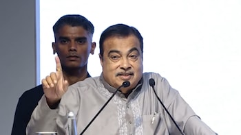 Gadkari Cuts Convoy Size By 50%, Opts For Bus During Maharashtra Tour