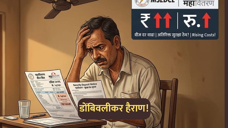 Dombivli News: डोंबिवलीकरांना उन्हात महावितरणचा 'शॉक'; ग्राहकांना 100 ते 5000 रुपये भरण्याच्या नोटीसा