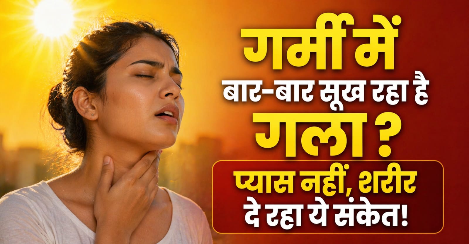 गर्मी में बार-बार मुंह सूखता है? ये हो सकता है बॉडी का Warning Singal