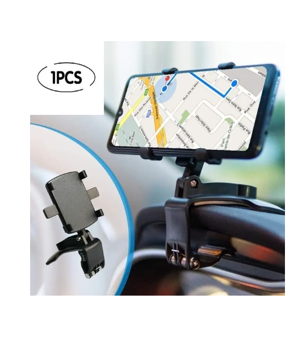 Click here to buy: Uniquegadgetes Car Mobile Holder for Clip (Black)