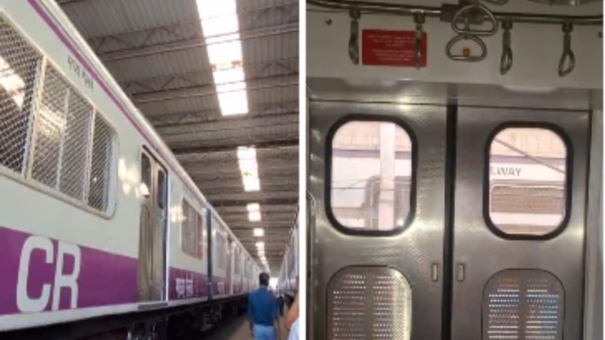 Mumbai Closed-Door Non-AC Local Train Mumbai Closed-Door Non-AC Local Train