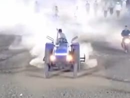 Viral Video: Not Invited For Match, Local Leader Wrecks Pitch With Tractor In Maharashtra