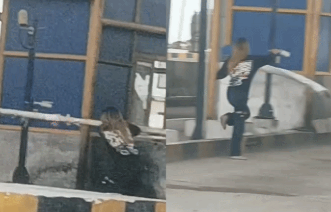 VIDEO: टोल प्लाजा पर युवती का हाईवोल्टेज ड्रामा, तोड़फोड़ कर जमकर मचाया उत्पात