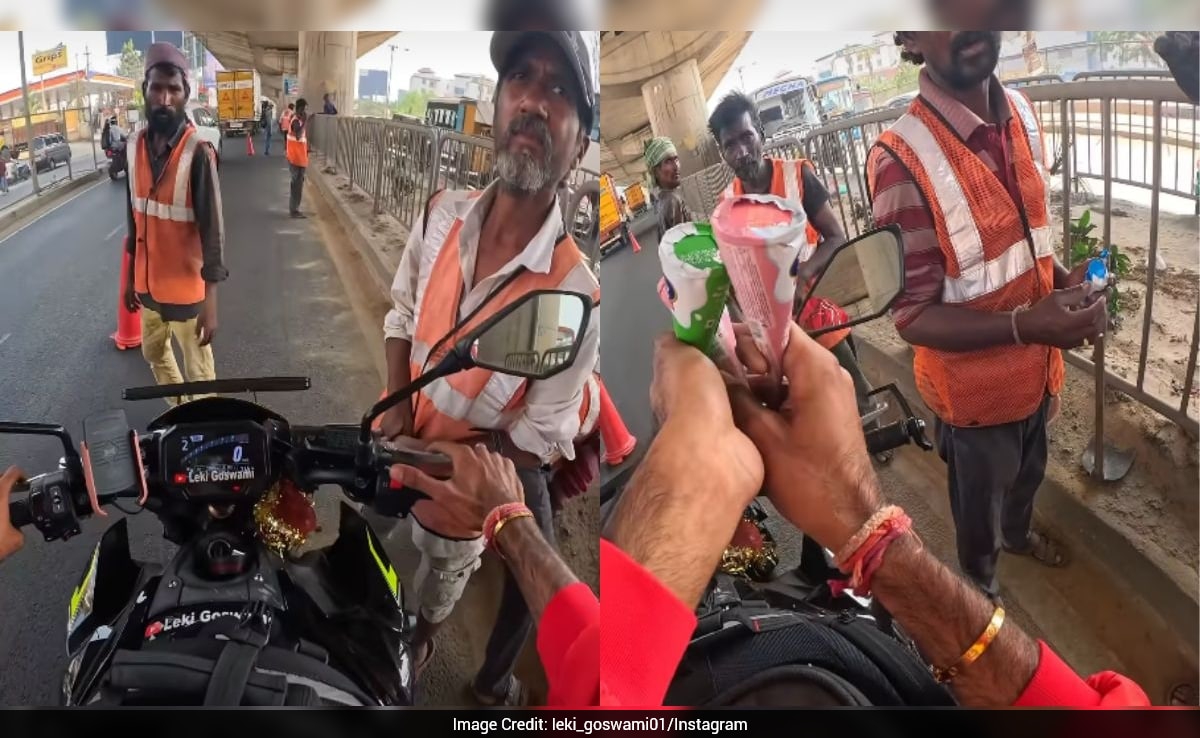 Bengaluru Man Offers Ice Cream To Workers Amid Scorching Heat, Wins Hearts Online