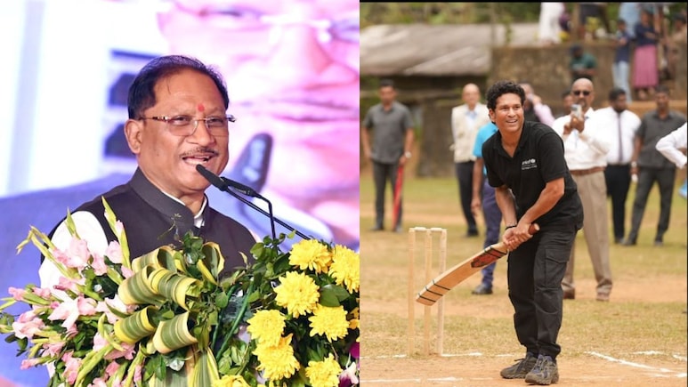 दंतेवाला आ रहे सचिन तेंदुलकर के दौरे में बड़ा बदलाव, छिंदनार गांव में अब सीएम साय भी नहीं होंगे साथ