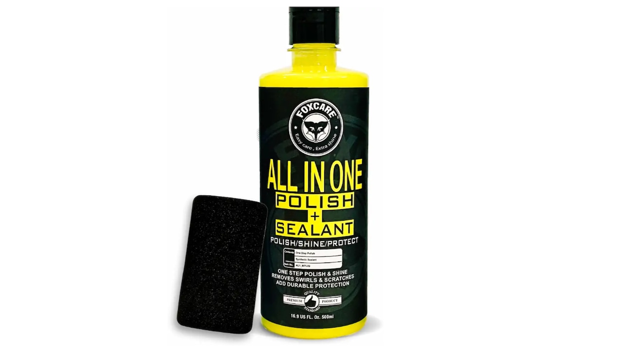 Click to buy FOXCARE Liquid Car Polish for Exterior, Dashboard, Metal Parts, Tyres, Leather, Headlight, Chrome Accent