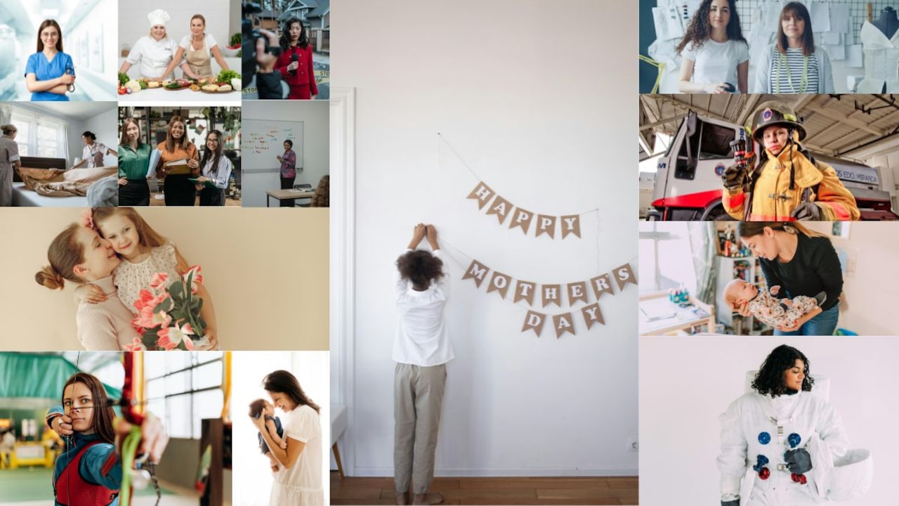 Behind every strong family is a mother who does it all.