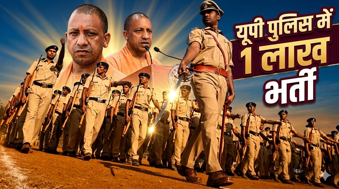 यूपी पुलिस में 1 लाख भर्ती, CM योगी का ऐलान, बताया पूरा प्लान