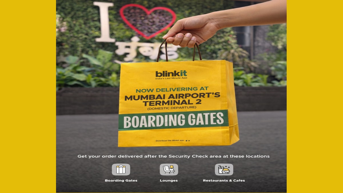 Blinkit करेगी एयरपोर्ट पर डिलीवरी, 2500 से ज्यादा प्रोडक्ट्स के लिए सर्विस शुरू