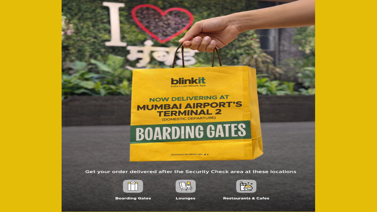 Blinkit करेगी एयरपोर्ट पर डिलीवरी, 2500 से ज्यादा प्रोडक्ट्स के लिए सर्विस शुरू