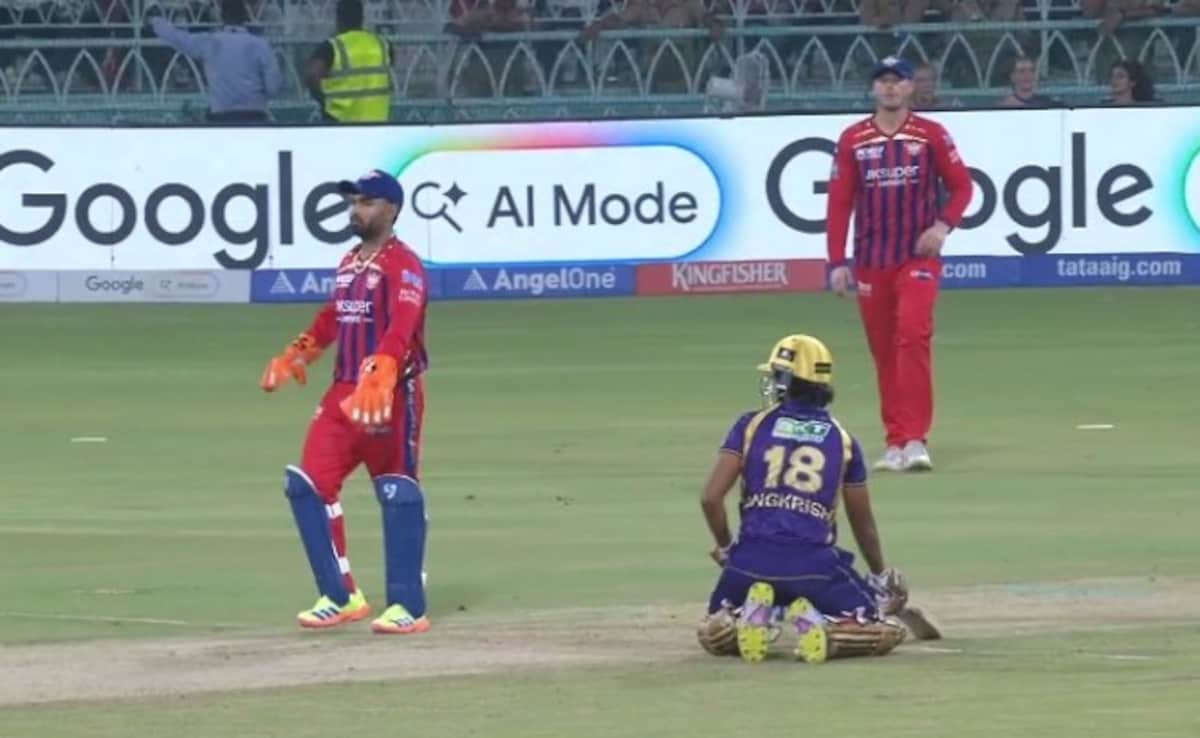 KKR Star Dismissed Obstructing The Field, Gets Into Heated Chat With Umpire