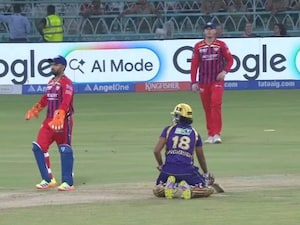 KKR Star Suffers Rare Dismissal. Head Coach Engages In Heated Chat With Umpire