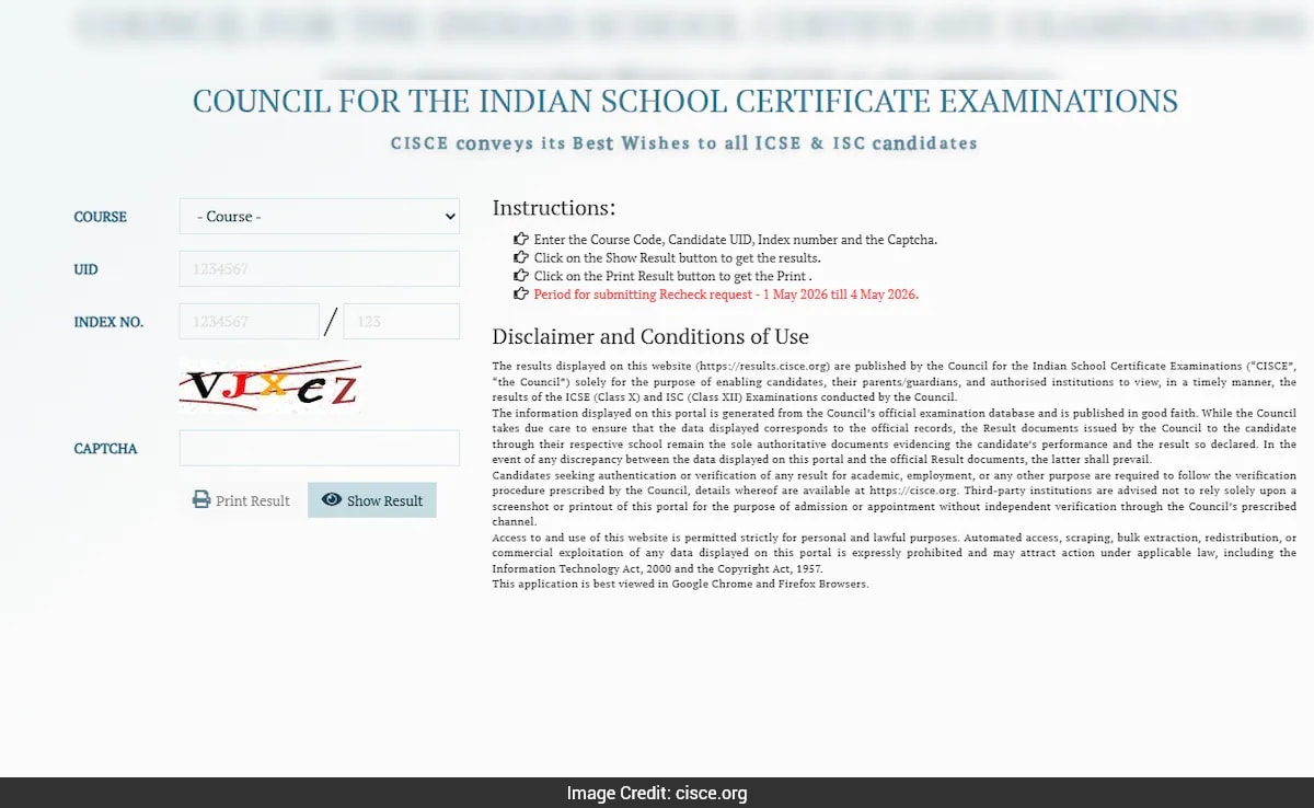 ICSE, ISC Result Declared: CISCE Class 10, 12 Scorecard Download Link Here