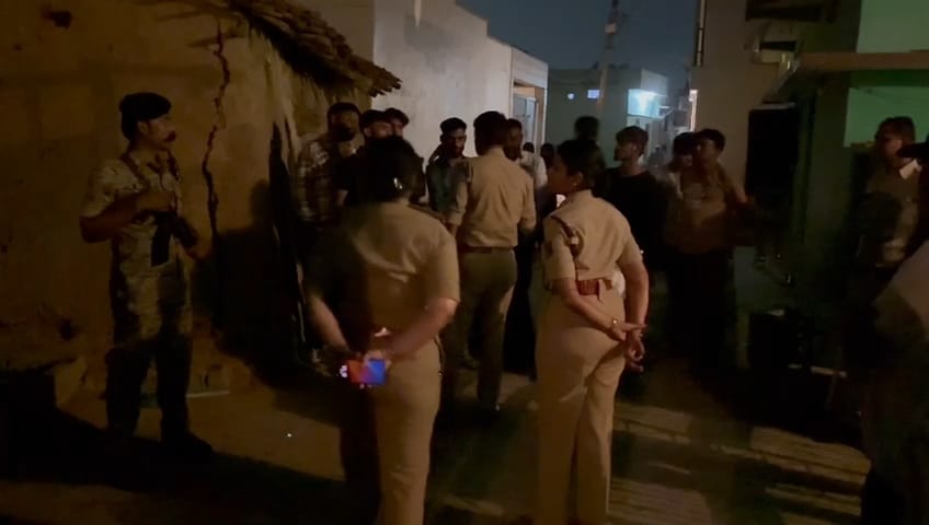 Bilaspur Crime News: पुलिस बल तैनात