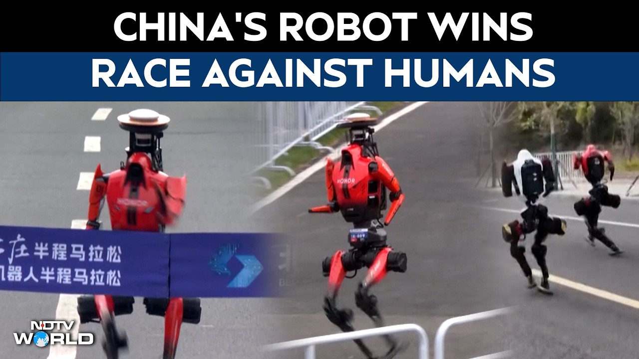 Robot Beats Humans In Half Marathon, China's Tech Leap Stuns World