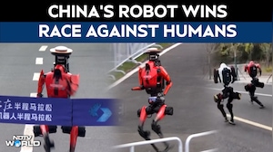 Robot Beats Humans In Half Marathon, China's Tech Leap Stuns World