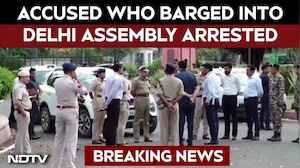 Masked Man Who Breached Delhi Assembly, Kept Bouquet Inside, Arrested