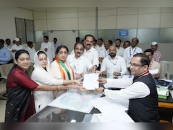 Sunetra Pawar Files Nomination From Baramati, Mentions Ajit Pawar's Dreams
